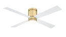 Fanimation FPS8553 Kwartet 52" Indoor/Outdoor Ceiling Fan with LED Light Kit