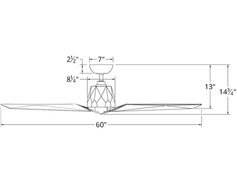 Modern Forms FR-W1810-60 Vortex 60" Ceiling Fan