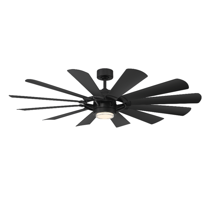 Modern Forms FR-W2201-65L Wyndmill 65" Indoor/Outdoor Ceiling Fan with LED Light Kit, 3500K