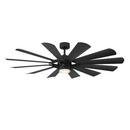 Modern Forms FR-W2201-65L Wyndmill 65" Indoor/Outdoor Ceiling Fan with LED Light Kit, 3000K