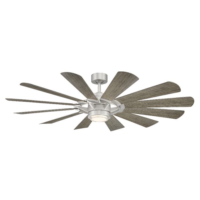 Modern Forms FR-W2201-65L Wyndmill 65" Indoor/Outdoor Ceiling Fan with LED Light Kit, 3000K