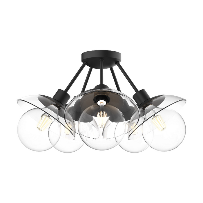 Alora Mood SF517220 Francesca 5-lt 20" Semi-Flush Mount