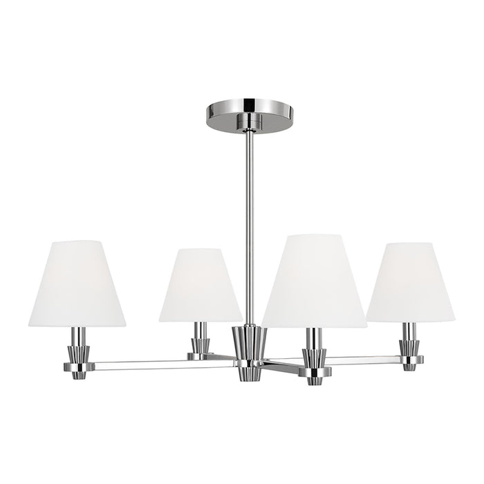 Visual Comfort AC1114 Paisley 4-lt 28" Chandelier