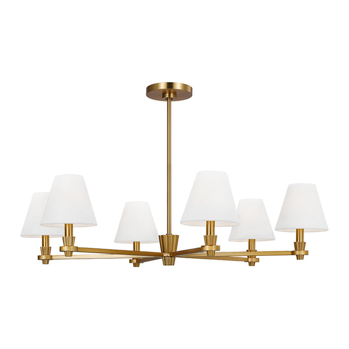 Visual Comfort AC1126 Paisley 6-lt 36" Chandelier