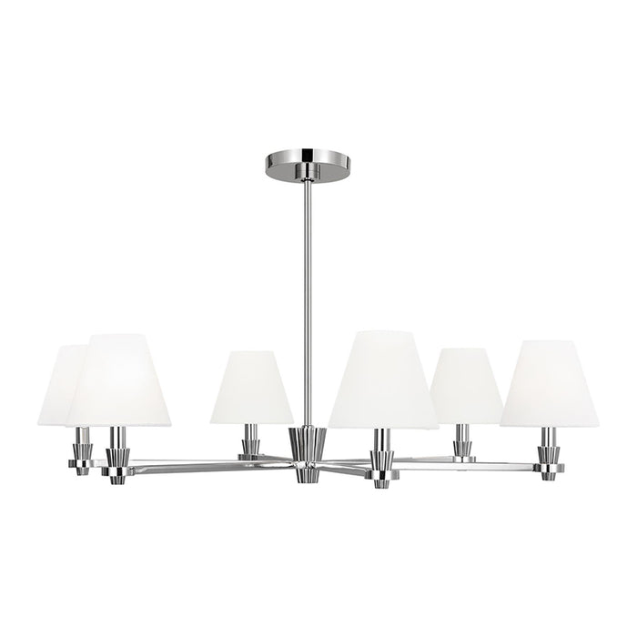 Visual Comfort AC1126 Paisley 6-lt 36" Chandelier