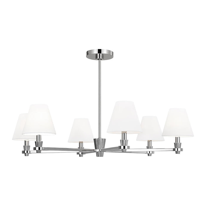 Visual Comfort AC1126 Paisley 6-lt 36" Chandelier