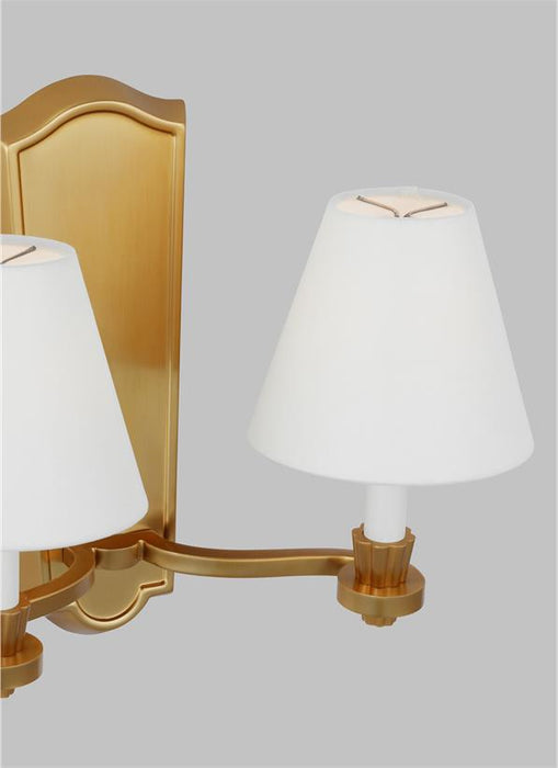 Visual Comfort AW1112 Paisley 2-lt 15" Double Wall Sconce
