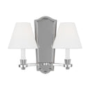 Generation AW1112 Paisley 2-lt 15" Double Wall Sconce