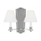 Generation AW1112 Paisley 2-lt 15" Double Wall Sconce