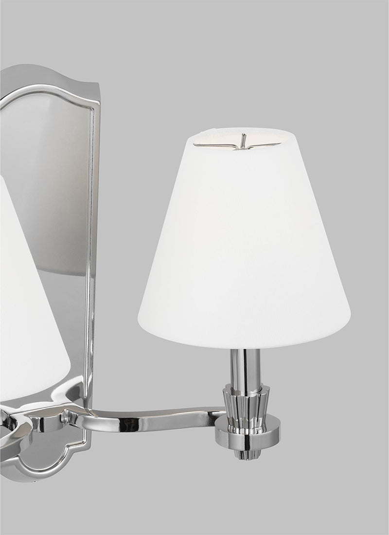 Generation AW1112 Paisley 2-lt 15" Double Wall Sconce