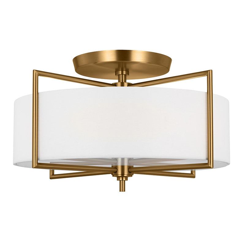 Visual Comfort CF1113 Perno 3-lt 20" Semi-Flush Mount