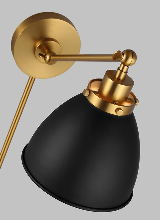 Visual Comfort CW1131 Wellfleet 1-lt 9" Tall Single Arm Dome Task Sconce