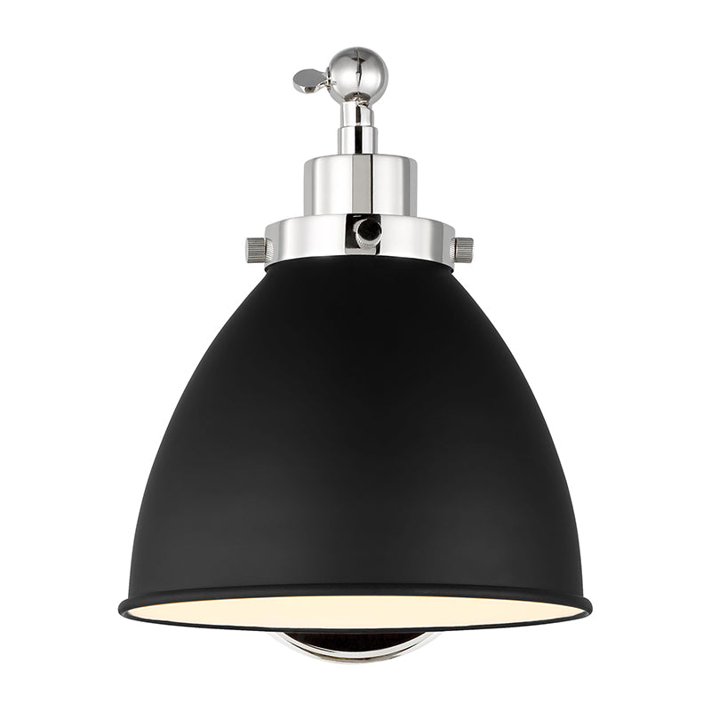 Visual Comfort CW1131 Wellfleet 1-lt 9" Tall Single Arm Dome Task Sconce
