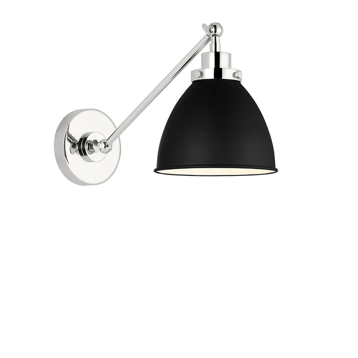 Visual Comfort CW1131 Wellfleet 1-lt 9" Tall Single Arm Dome Task Sconce