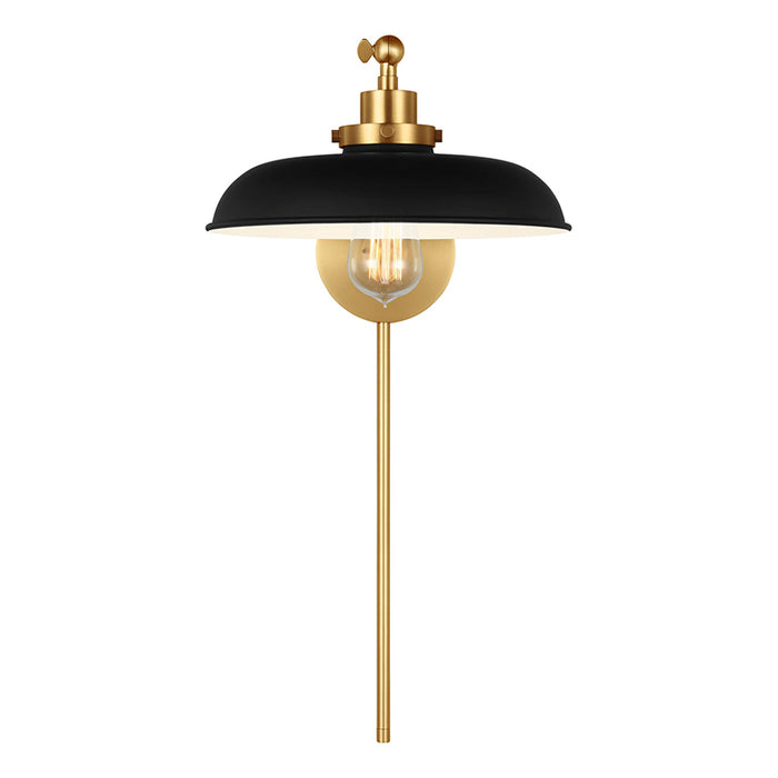 Visual Comfort CW1141 Wellfleet 1-lt 9" Tall Single Arm Wide Task Sconce
