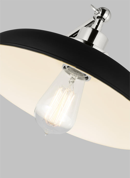Visual Comfort CW1141 Wellfleet 1-lt 9" Tall Single Arm Wide Task Sconce