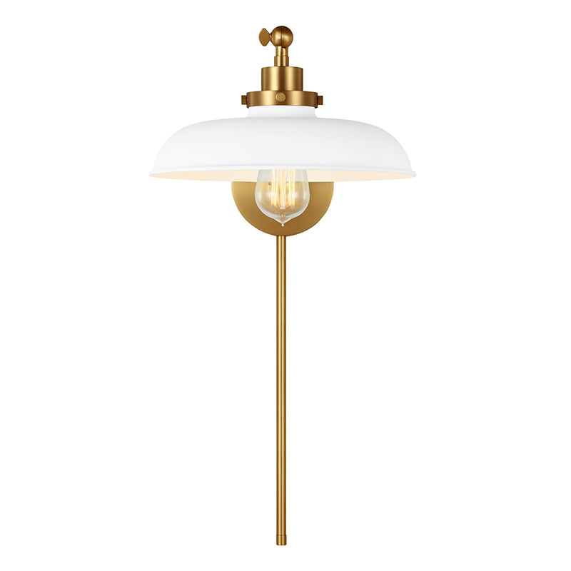 Visual Comfort CW1141 Wellfleet 1-lt 9" Tall Single Arm Wide Task Sconce
