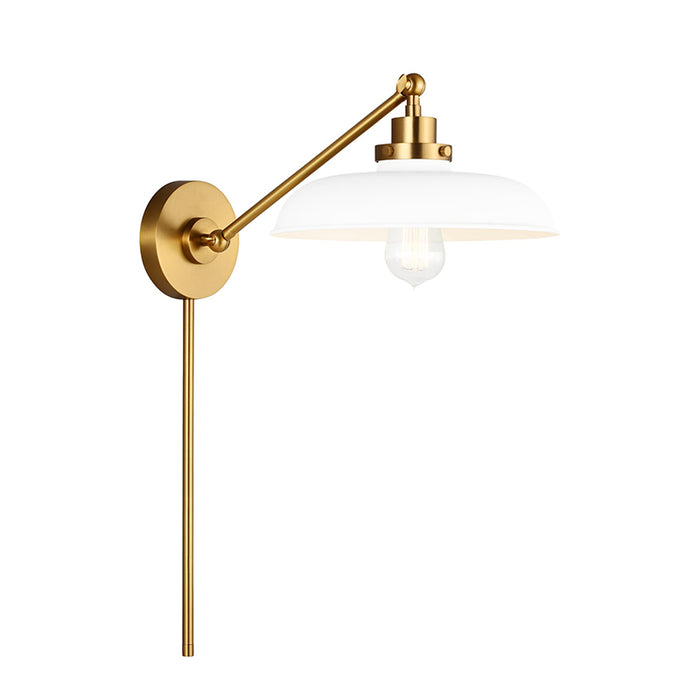 Visual Comfort CW1141 Wellfleet 1-lt 9" Tall Single Arm Wide Task Sconce