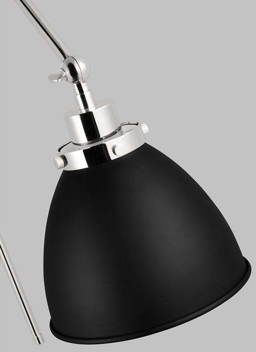Visual Comfort CW1161 Wellfleet 1-lt 15" Tall Double Arm Dome Task Sconce