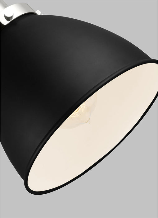 Visual Comfort CW1161 Wellfleet 1-lt 15" Tall Double Arm Dome Task Sconce