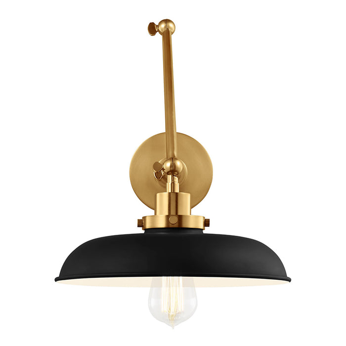 Visual Comfort CW1171 Wellfleet 1-lt 15" Tall Double Arm Wide Task Sconce