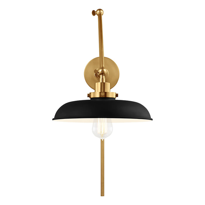 Visual Comfort CW1171 Wellfleet 1-lt 15" Tall Double Arm Wide Task Sconce