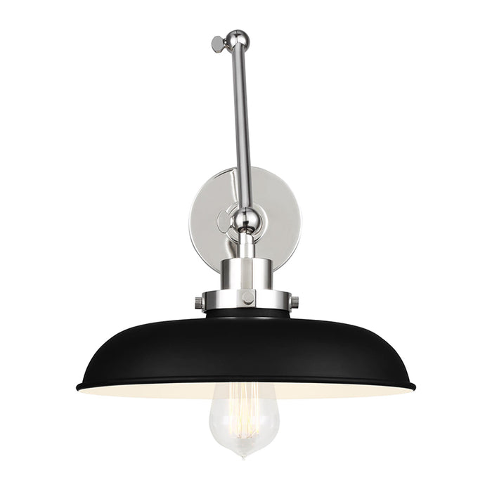 Visual Comfort CW1171 Wellfleet 1-lt 15" Tall Double Arm Wide Task Sconce