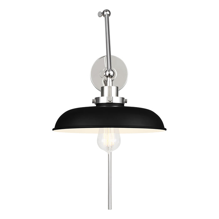 Visual Comfort CW1171 Wellfleet 1-lt 15" Tall Double Arm Wide Task Sconce