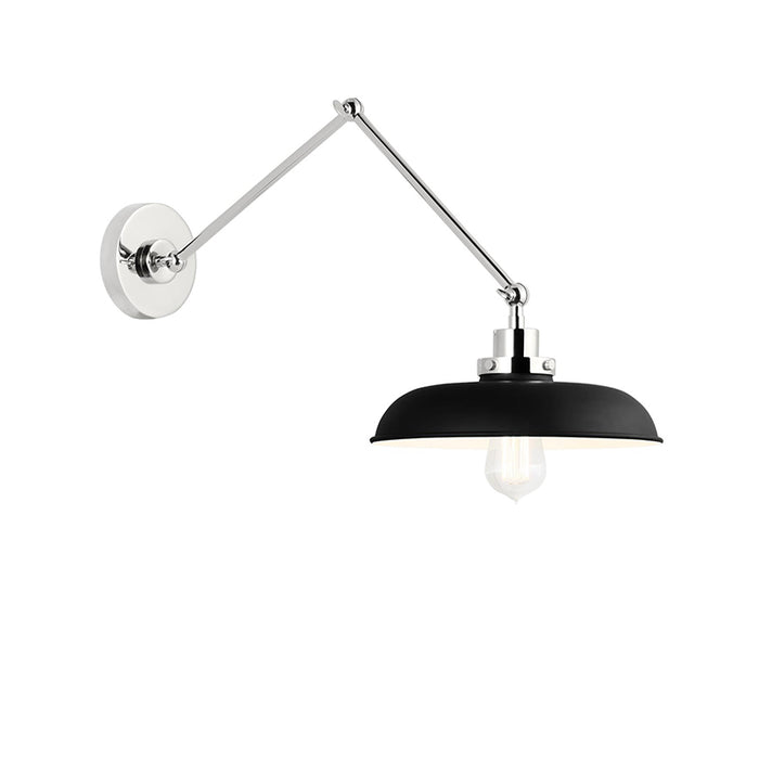 Visual Comfort CW1171 Wellfleet 1-lt 15" Tall Double Arm Wide Task Sconce