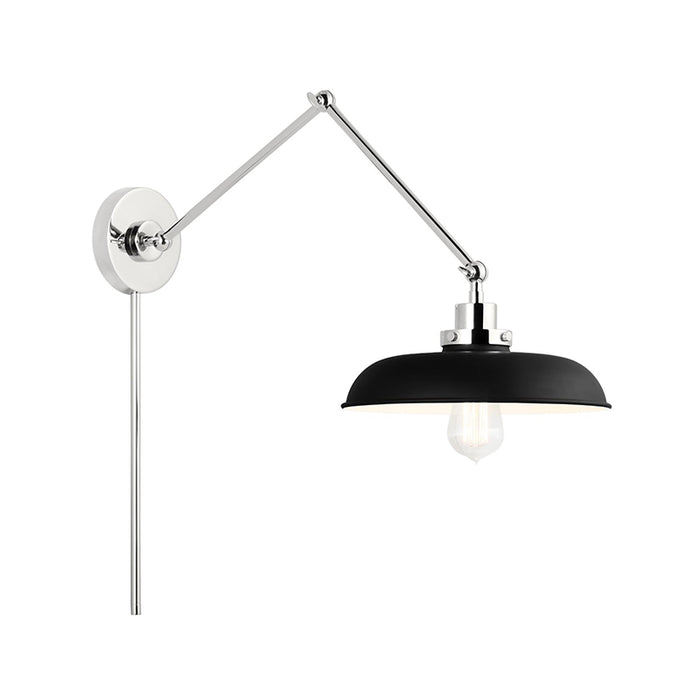 Visual Comfort CW1171 Wellfleet 1-lt 15" Tall Double Arm Wide Task Sconce