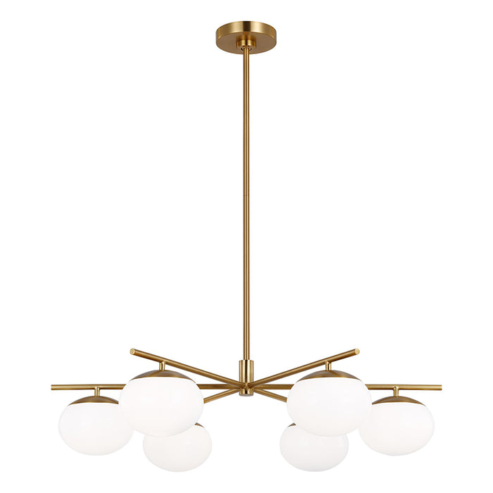 Visual Comfort EC1258 Lune 8-lt 49" LED Chandelier