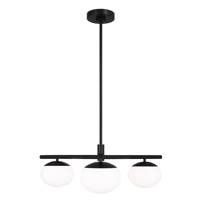Visual Comfort EF1063 Lune 3-lt 27" LED Semi-Flush Mount