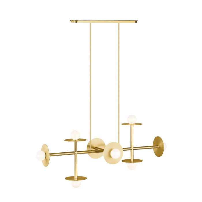 Visual Comfort KC1008 Nodes 8-lt 53" Linear Chandelier