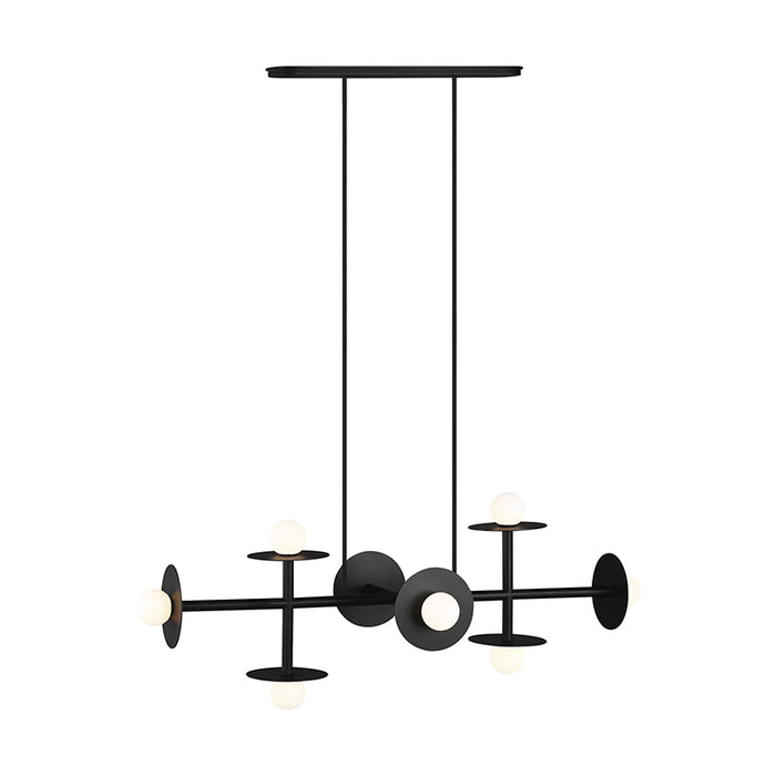 Visual Comfort KC1008 Nodes 8-lt 53" Linear Chandelier