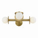 Visual Comfort KF1034 Nodes 4-lt 18" Semi-Flush Mount - Burnished Brass