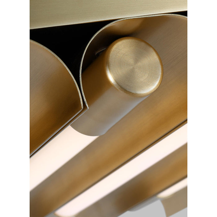 Visual Comfort KF1095 Carson 5-lt 17" LED Flush Mount