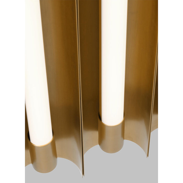 Visual Comfort KF1095 Carson 5-lt 17" LED Flush Mount
