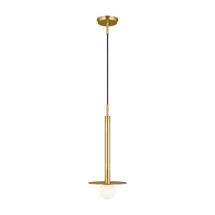 Visual Comfort KP1001 Nodes 1-lt 8" Pendant - Burnished Brass