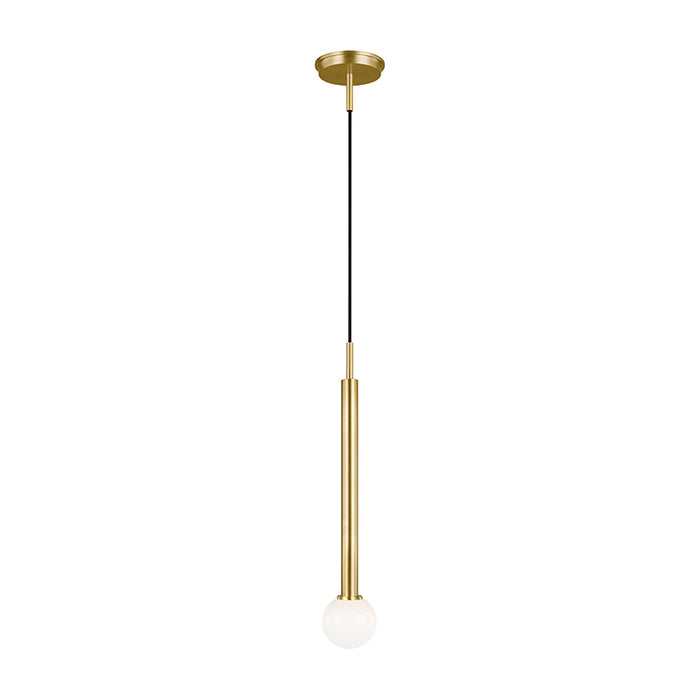 Visual Comfort KP1001 Nodes 1-lt 8" Pendant - Burnished Brass