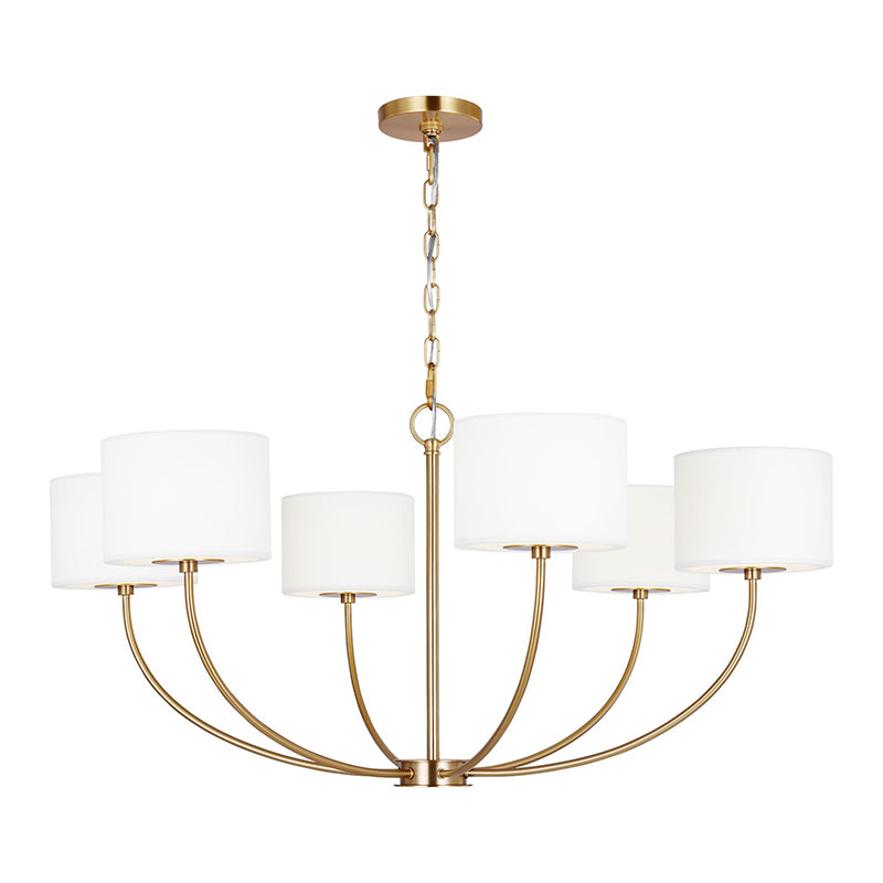 Visual Comfort KSC1046 Sawyer 6-lt 36" LED Chandelier