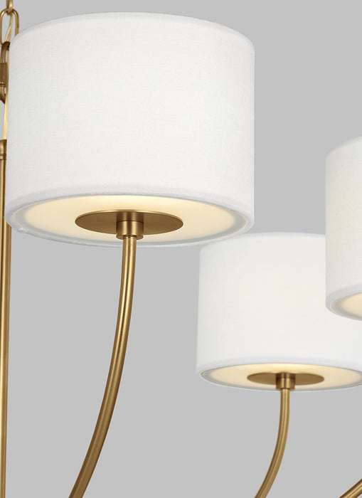 Visual Comfort KSC1046 Sawyer 6-lt 36" LED Chandelier