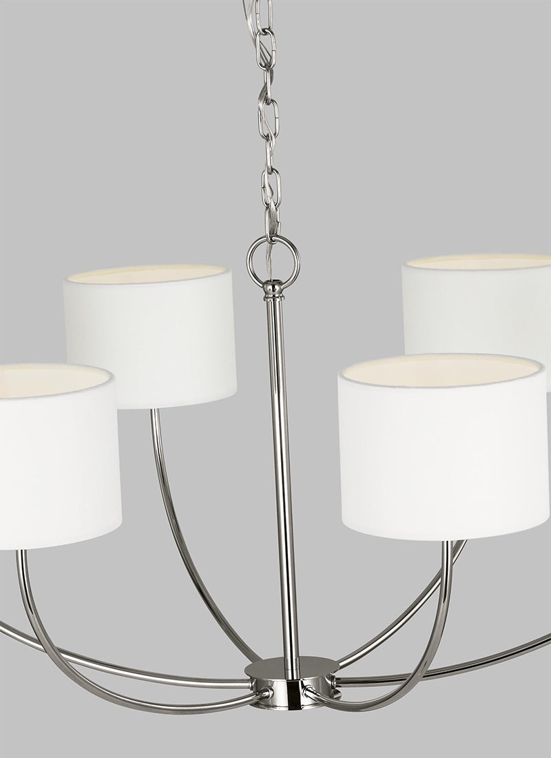 Visual Comfort KSC1046 Sawyer 6-lt 36" LED Chandelier