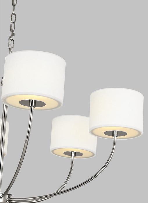 Visual Comfort KSC1046 Sawyer 6-lt 36" LED Chandelier
