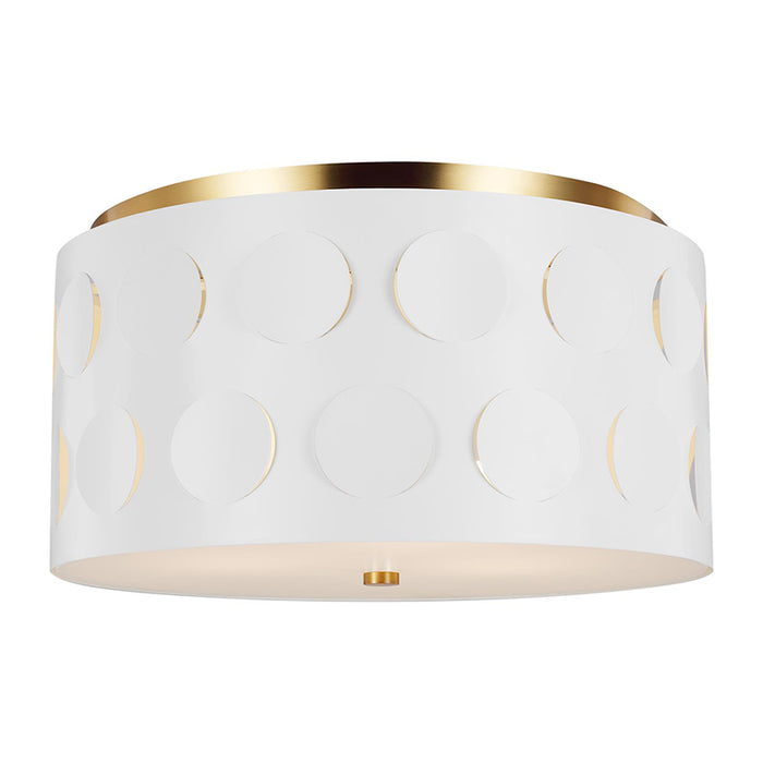 Visual Comfort KSF1013 Dottie 3-lt 18" Flush Mount