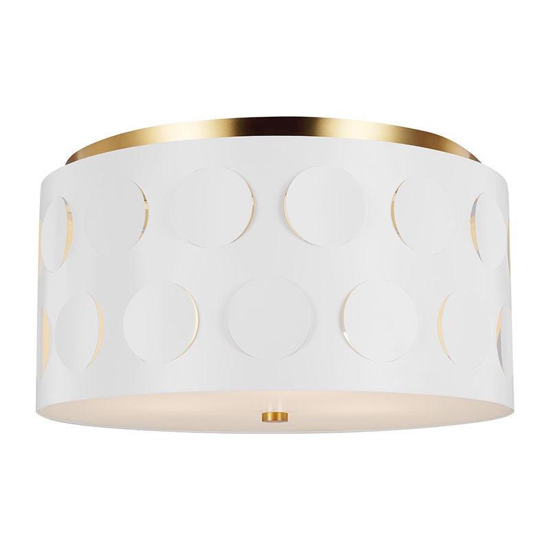Generation KSF1013 Dottie 3-lt 18" Flush Mount