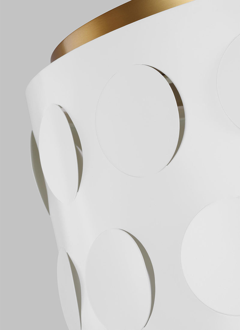 Generation KSF1013 Dottie 3-lt 18" Flush Mount