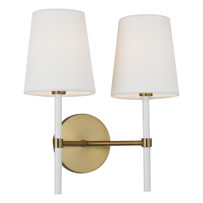 Visual Comfort KSW1102 Monroe 2-lt 13" Tall Wall Sconce