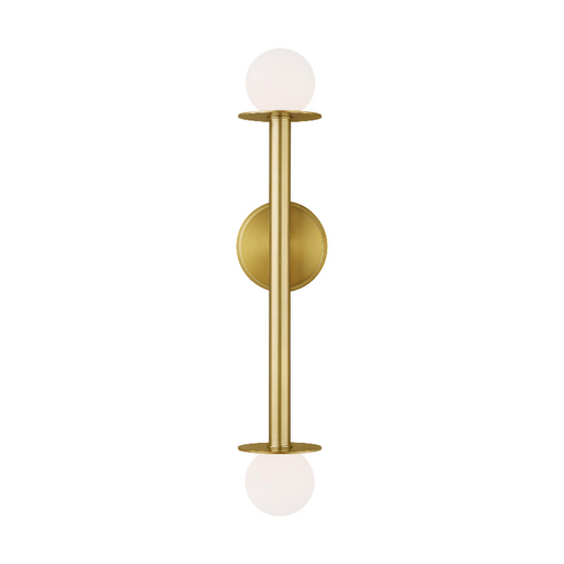 Visual Comfort KWL1012 Nodes 2-lt 24" Tall Wall Sconce - Burnished Brass