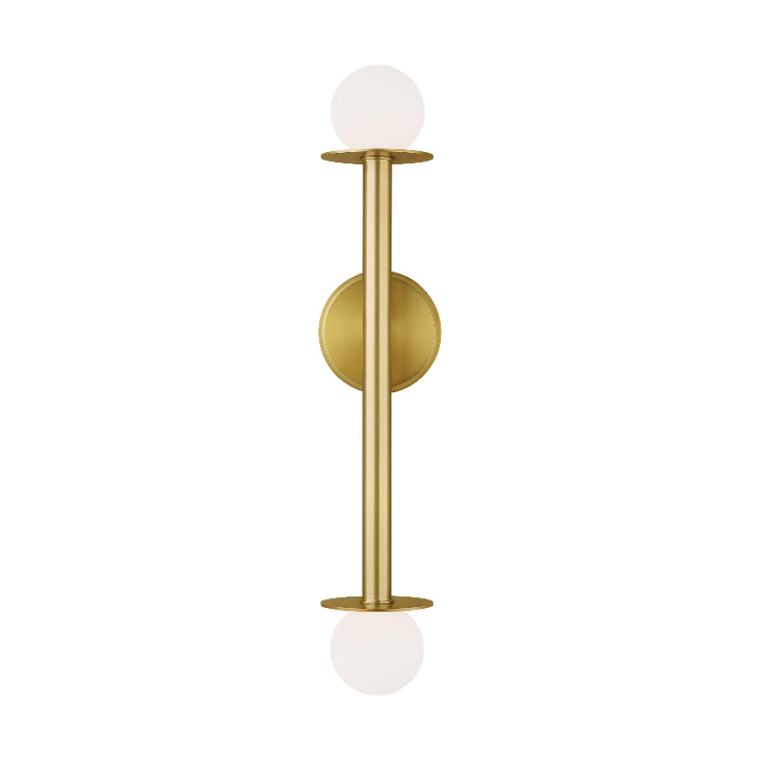 Visual Comfort KWL1012 Nodes 2-lt 24" Tall Wall Sconce - Burnished Brass