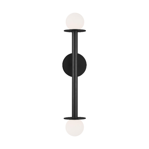 Visual Comfort KWL1012 Nodes 2-lt 24" Tall Wall Sconce - Midnight Black